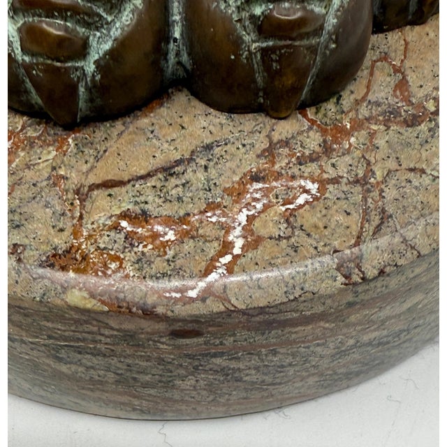 Theodore Alexander Theodore & Alexander Neo Classical Bronze and Marble Claw Foot For Sale - Image 4 of 12