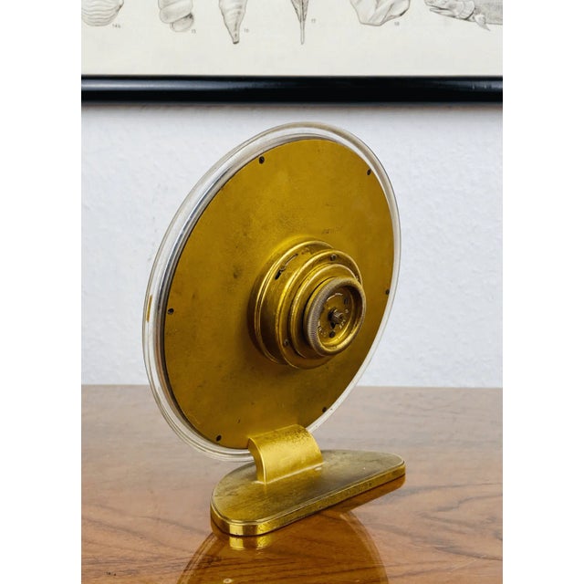 Gold Table Clock from Kienzle, 1960s For Sale - Image 8 of 9