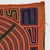 Vintage Guna Mola Folk Art Panel With Abstract Radiating Pattern & Spirit For Sale - Image 4 of 7