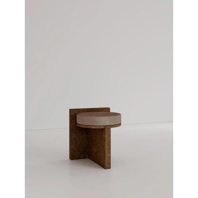 Contemporary Object 01 Marron Seating by Volta For Sale - Image 3 of 5