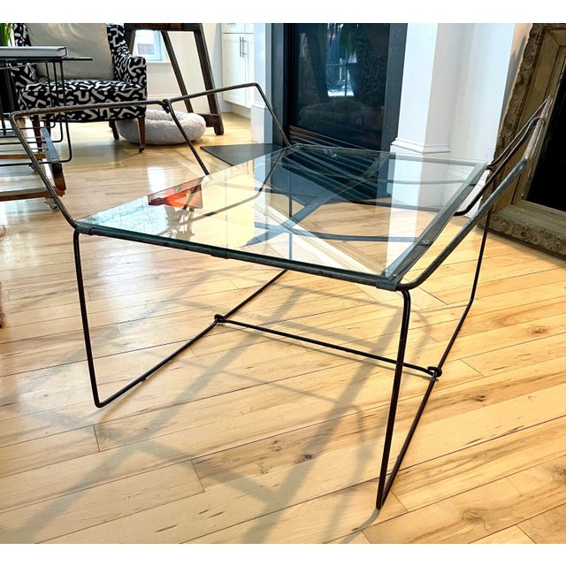 Modern 1970s Modern Industrial Coffee Table For Sale - Image 3 of 13