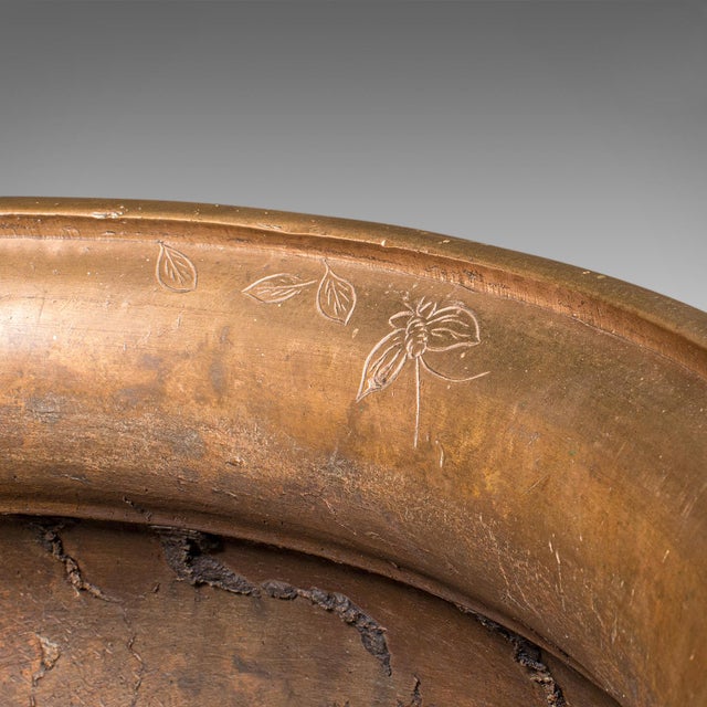 Metal Large Antique Jardinière, Japanese, Bronze, Tree Planter Pot, Victorian, Meiji For Sale - Image 7 of 12