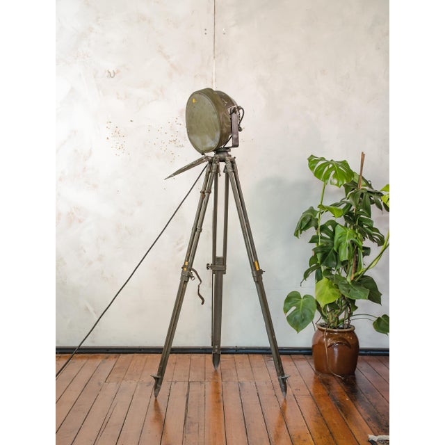 Military Signal Lamp Floor Lamp from JWO, Germany, 1950s For Sale - Image 13 of 18