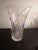 Capri Crystal Italy Clear Crystal Ruffled Vase For Sale In Dallas - Image 6 of 9