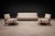 A sculptural expression of architectural modernism, this exceptional sofa by Rino Levi distills the disciplined clarity of...