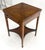 Wood Theodore Alexander One Drawer Leather Top Folding Top Game Table MINT For Sale - Image 7 of 18