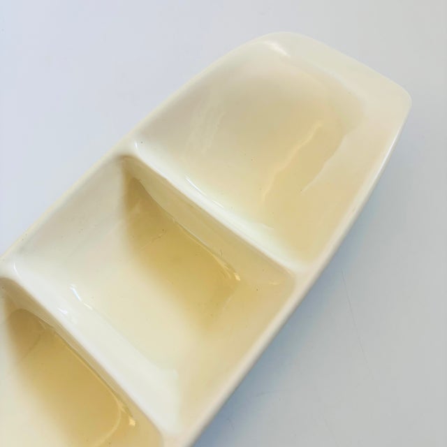 MCM Long Divided Serving Dish by Royal Haeger For Sale - Image 9 of 11