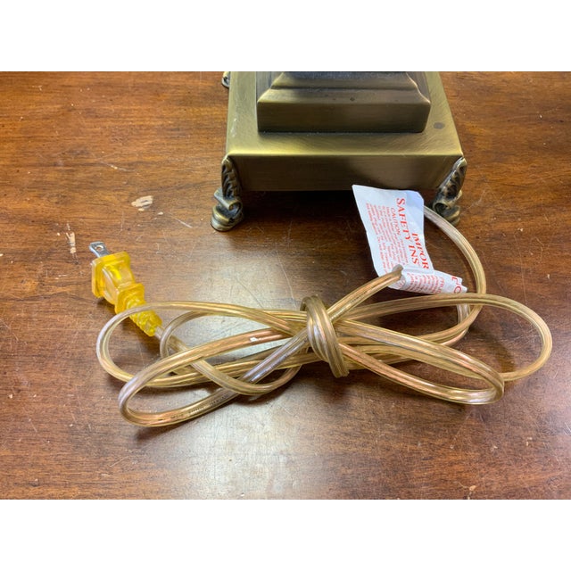 Brown Late 20th Century Bombay Company Lamp For Sale - Image 8 of 11