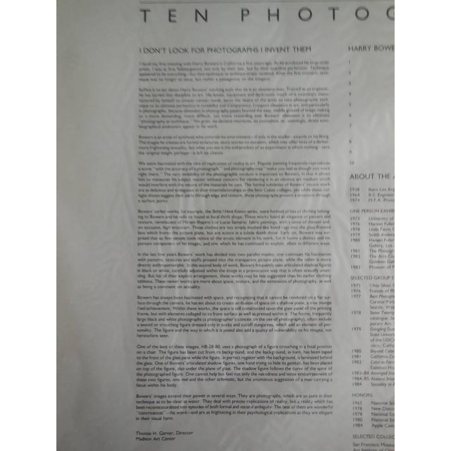 Modern Harry Bowers, Rare Large Harry Bowers Vintage C Print Photograph Ten Photographs Fashion Photo, 1984 For Sale - Image 3 of 7
