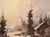 1980s Hermann Dieste, Winter Forest Landscape, 1980s, Oil, Framed For Sale - Image 5 of 12