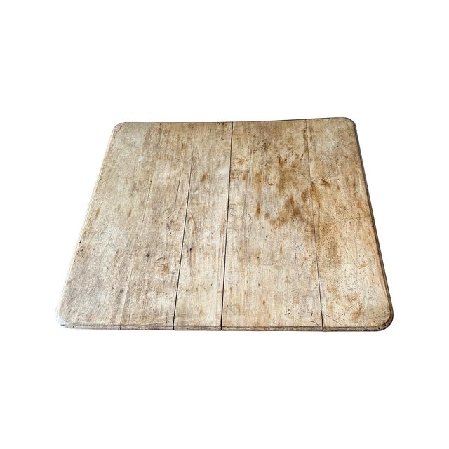 Farmhouse 20th Century French Antique Farmhouse Table For Sale - Image 3 of 5