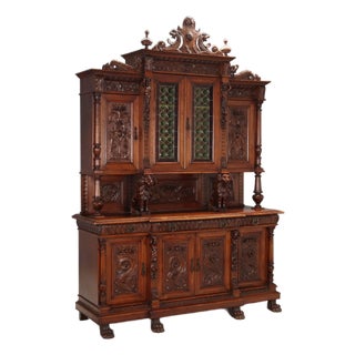 Neo-Renaissance Style Sideboard For Sale