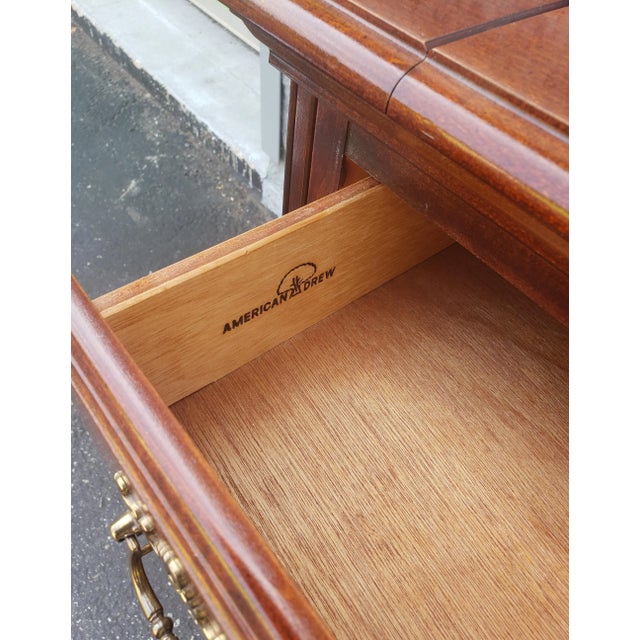 Vintage American Drew Solid Cherry Flop Top Buffet For Sale - Image 12 of 13