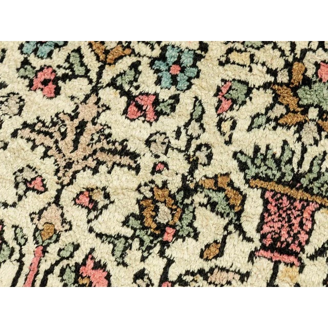 Textile Vintage Silk Rug, 1960s For Sale - Image 7 of 11