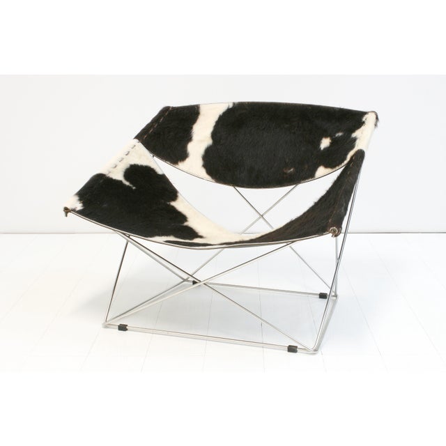 F675 Butterfly Chair in Cowhide by Pierre Paulin for Artifort For Sale - Image 12 of 13
