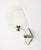 Midcentury French Mirrored Sconces With Blown Glass and Brass Fittings For Sale - Image 4 of 11