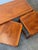 Vintage Hovmand Style Set of 3 Teak Nesting Tables For Sale - Image 11 of 11