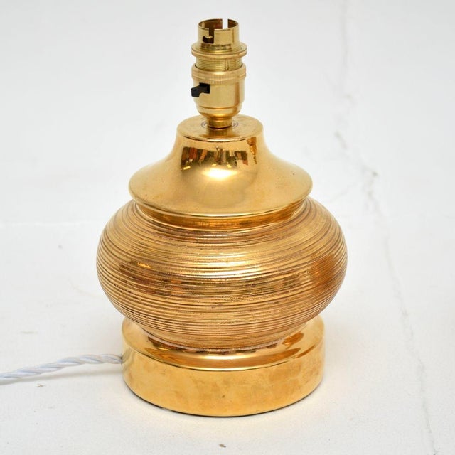 Mid-Century Modern Vintage Italian Ceramic Table Lamps from Bitossi, 1970, Set of 2 For Sale - Image 3 of 9