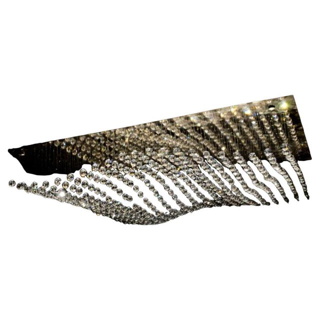 Crystal Sea Modular Pendant Light in Gold Plating and Crystal by Aggiolight For Sale - Image 6 of 6