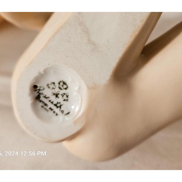 Rosenthal Seated Female Nude Figurine 1930s Max Hermann Fritz Sculptor Germany For Sale - Image 12 of 12