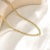 Metal Nina Zhou Diamond Riviera Graduated Tennis Necklace in 14k Gold For Sale - Image 7 of 12