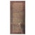 Camel 1880s Rustic Camel Geometric Antique Bakshaiesh Handknotted Wool Gallery Rug For Sale - Image 8 of 8