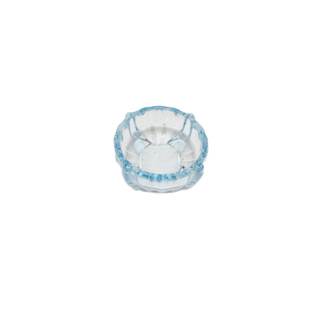 Glass Art Deco Salt Holder from Zabkowice Glassworks, Poland, 1930s For Sale - Image 7 of 12
