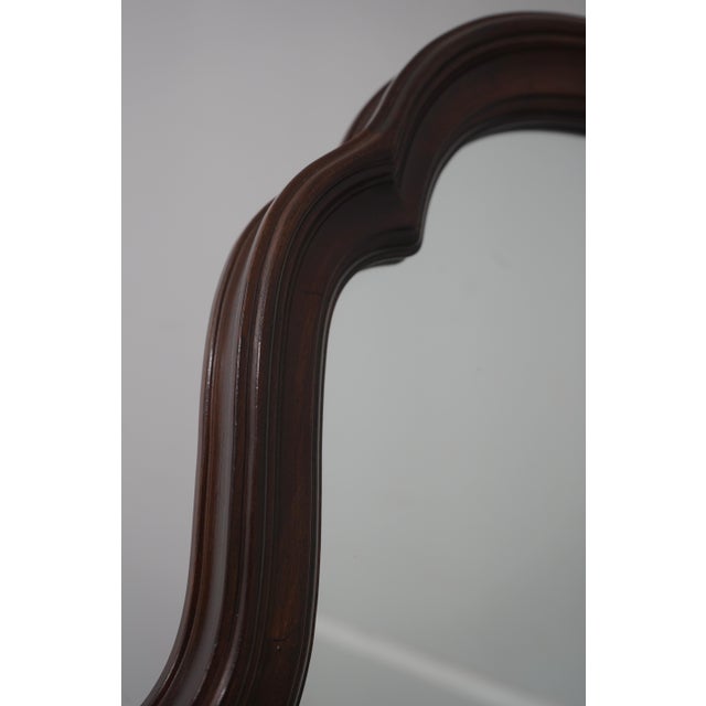 Ethan Allen Georgian Court Cherry Cheval Dressing Mirror For Sale - Image 10 of 12
