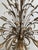 Florentine Art Brown and Gold Handmade Brushed Metal 8 Light Wrought Iron Chandelier from Simoeng, Italy For Sale - Image 6 of 14