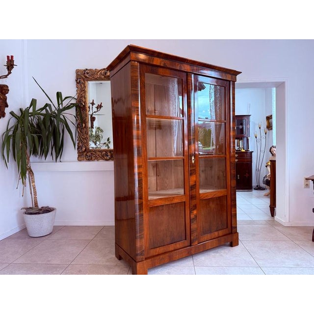 Antique Biedermeier Display Cabinet For Sale - Image 6 of 18