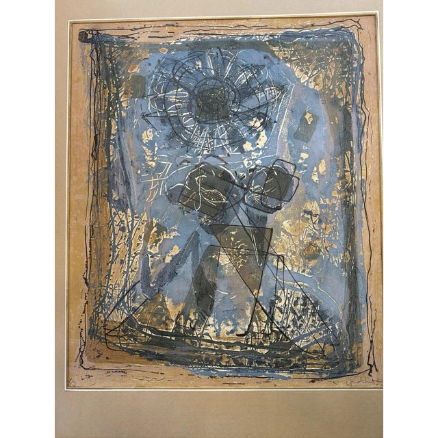 Modernist Artist, Abstract Figure Composition, Oil Painting on Canvas For Sale - Image 11 of 13