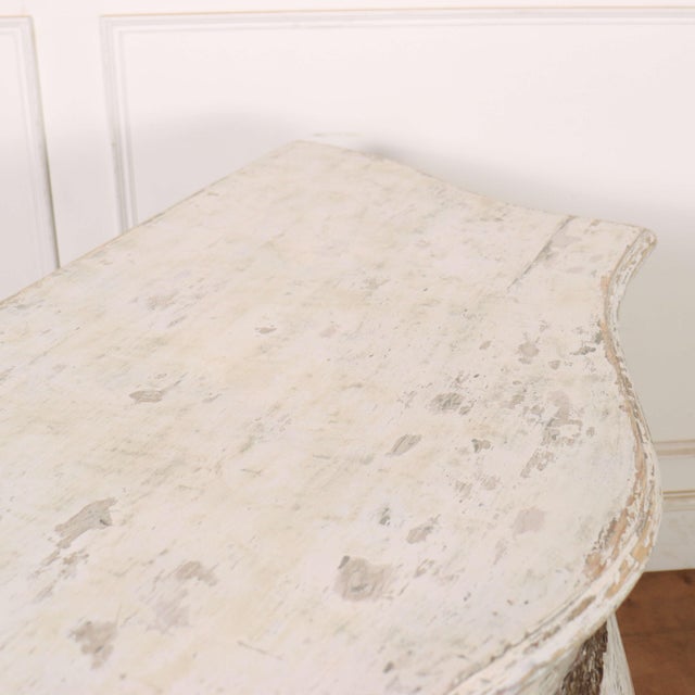 French Painted Two Drawer Commode, 1890s For Sale - Image 11 of 12