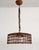 Mid-Century Modern Italian Organic Boho Pendant Light in Bamboo and Wicker, 1970 For Sale - Image 4 of 11