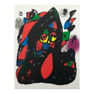 Joan Miro Original Lithograph V4-C Mourlot 1981