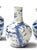 Ceramic Set of Two Chinese Blue & White Porcelain Vases. (The Central Vase Is Sold) For Sale - Image 7 of 11