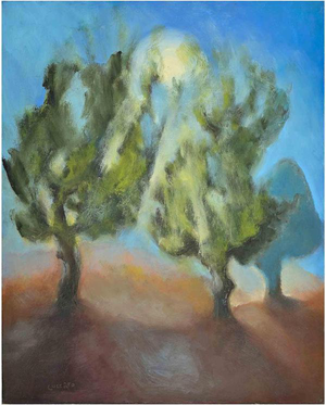 Roberto Cuccaro, Moonlight, 2000s, Oil on Canvas