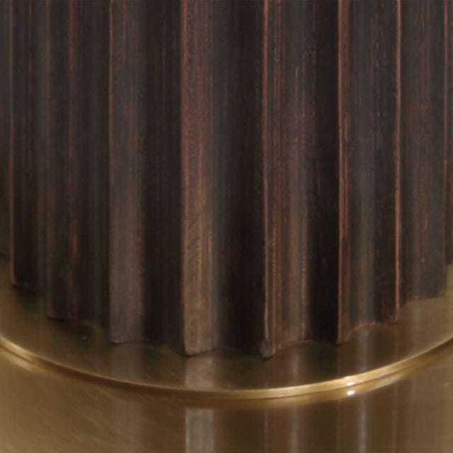 Forage Dark Oak Floor Lamp For Sale In Chicago - Image 6 of 7