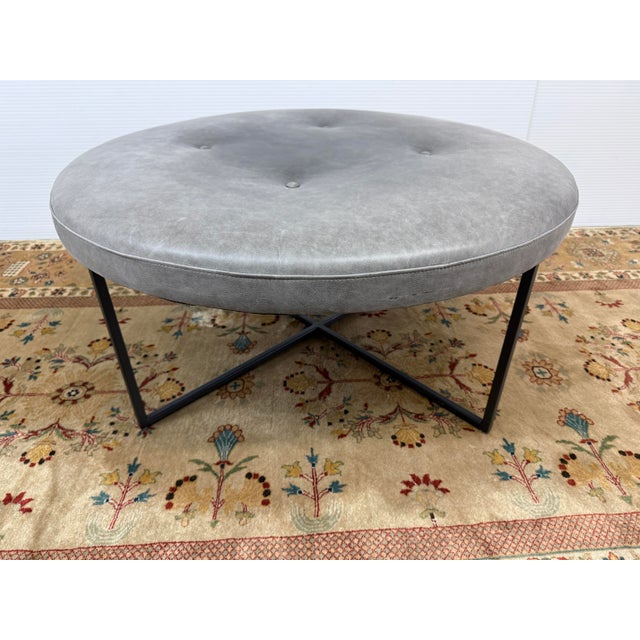 Design Plus Gallery presents the Sidney Leather Ottoman from Room & Board. The leather Sidney ottoman offers a classic...
