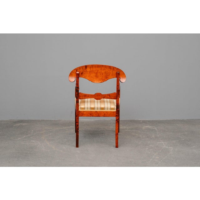 Biedermeier Style Seating Group in Birch, Set of 5 For Sale - Image 9 of 18