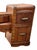 Wood Monumental American Art Deco Waterfall Vanity With Shield Mirror, C. 1935–1945 For Sale - Image 7 of 12