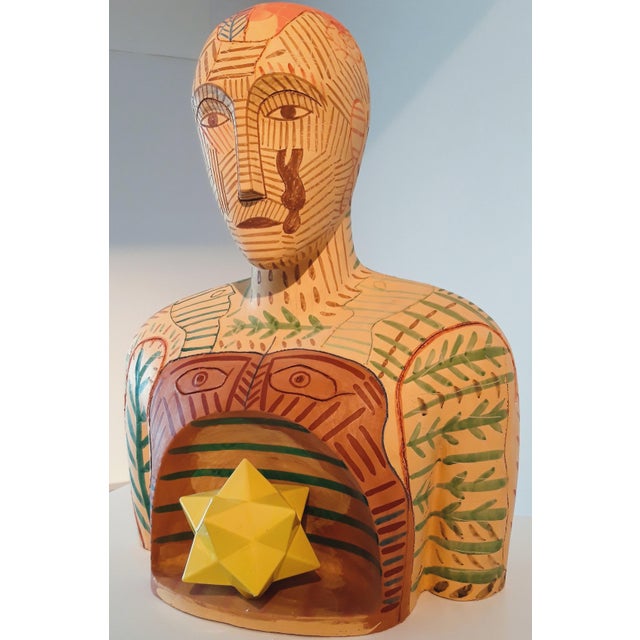 Tutte le parole della pelle (2003) polychrome ceramic glazed with graffiti edition of 16 ex. - signed and dated on the...