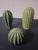 Super cool 3-Pc cactus set. These are glazed stoneware & have the coolest, minimalist look that will mesh with many decor...