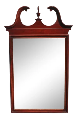 1940s Traditional-Style Wall Mirror