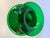 Mid-Century Emerald Green Glass Collar Vase attributed to Bertil Vallien for Boda / Åfors, 1960s For Sale - Image 10 of 14