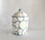 Chinoiserie Bamboo Fret Ceramic Bath Set, Light Blue, 5 Pieces For Sale - Image 4 of 7