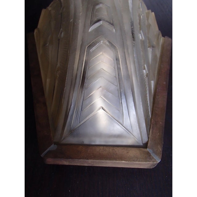 Art Deco Sconces from Verrerie des Hanots, 1930s, Set of 2 For Sale - Image 4 of 16