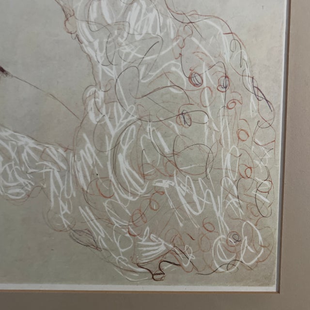 Original Print of Pencil Drawing by Gustav Klimt For Sale - Image 4 of 7
