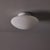 Small Sergio Mazza 'Magnolia' Opaline Glass Ceiling or Wall Lamp for Quattrifolio For Sale - Image 10 of 17