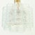 1960s Mid-Century Modern Murano Ice Glass Triple Pendant Light from Doria Leuchten, Germany, 1960s For Sale - Image 5 of 9