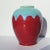 Ceramic Red and Blue Designer Vase For Sale In New York - Image 6 of 6